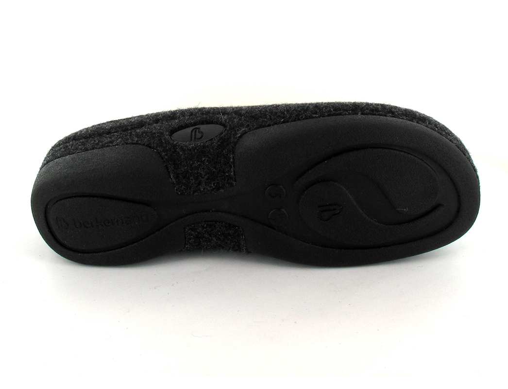 Berkemann Lauren Damen Pantoffeln - Filz Obermaterial - Echtleder Fußbett - Super Bequem