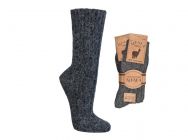 WoolFit� Alpaka Wollsocken aus 100% nat�rlicher Wolle extra warm, anthrazit Anthrazit